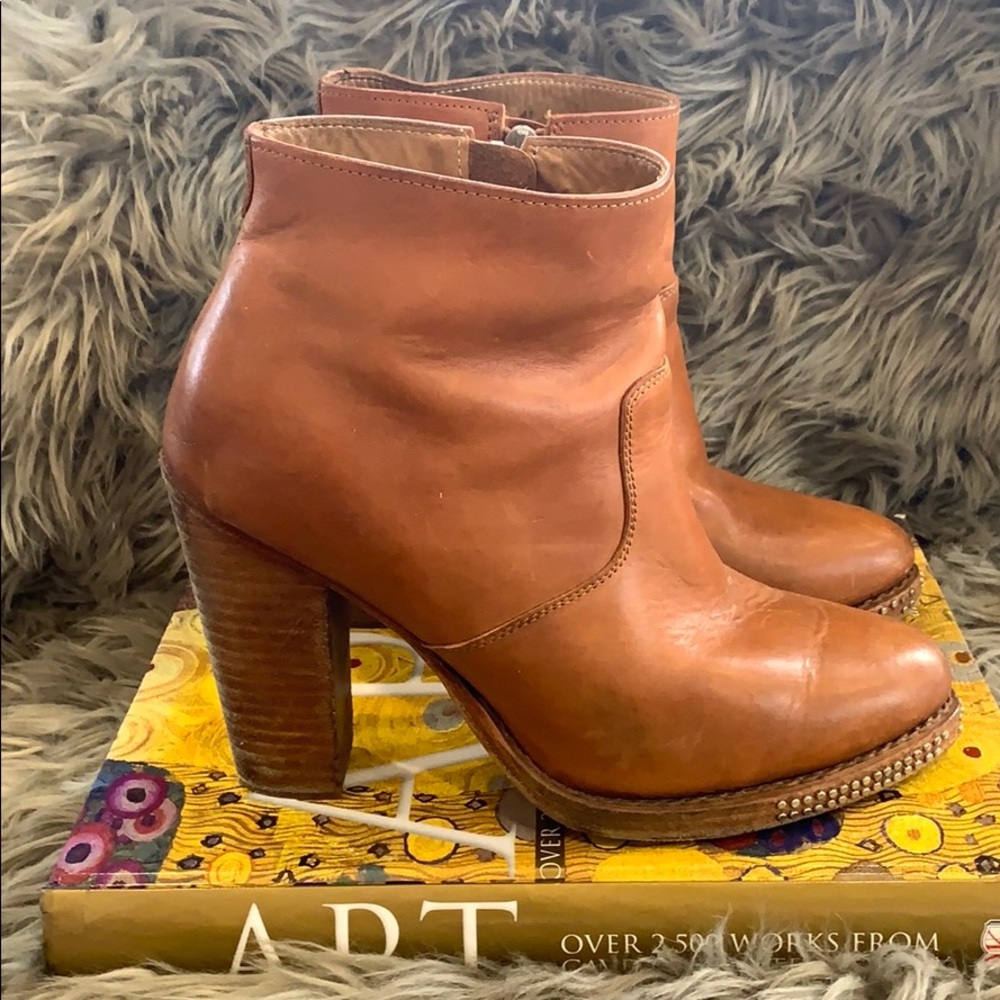 The Office of Angela Scott Heel Booties Size 41